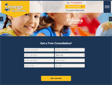 Tablet Screenshot of omegalearning.com